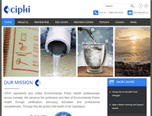 Tablet Screenshot of ciphi.ca